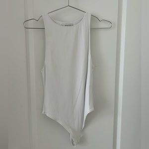 Babaton Bodysuit White sleeveless - size small